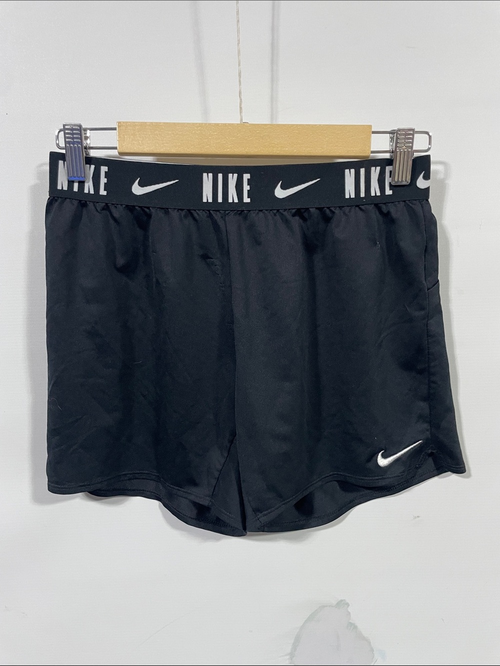Nike Black Athletic Shorts with Branded Waistband